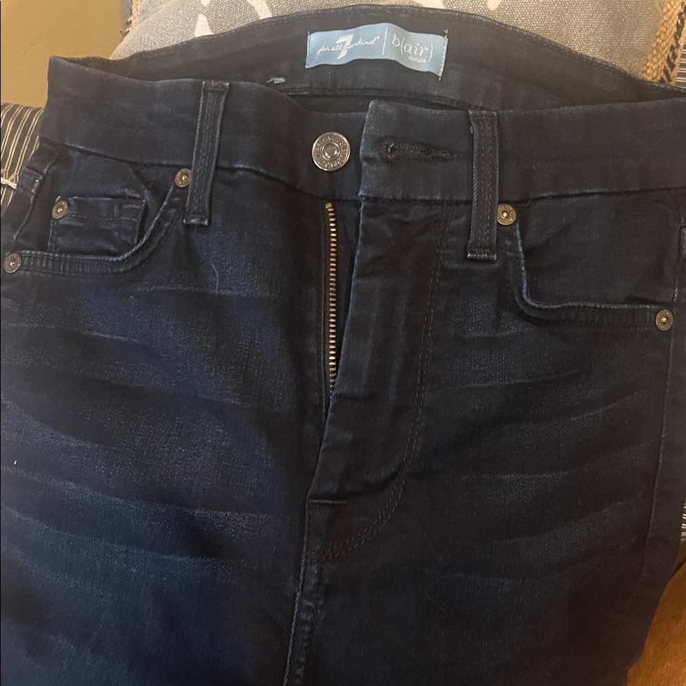7 For All Mankind Dark Blue b(air) Jeans